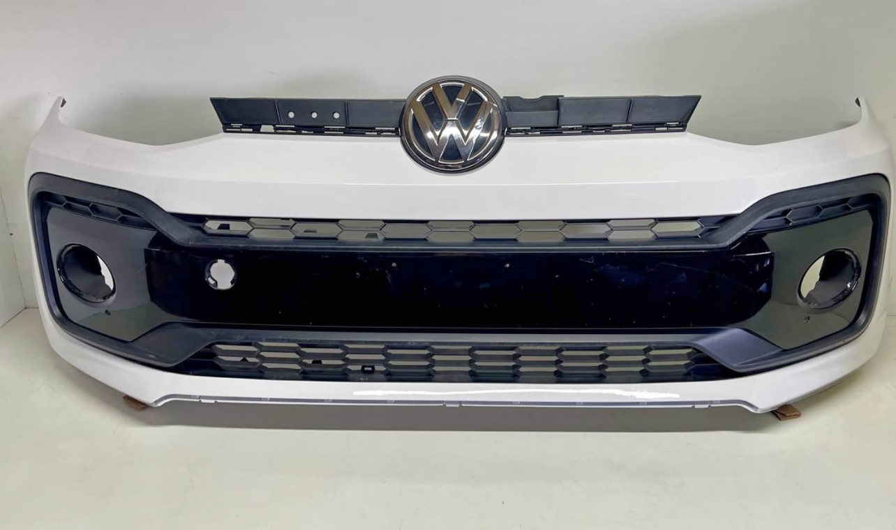 Para-choque Dianteiro Volkswagen Up Cross 2018 a 2021 Completo com Grade e Emblema